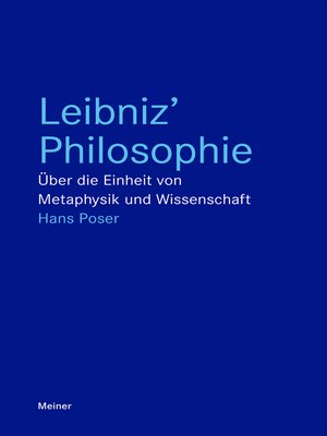 cover image of Leibniz' Philosophie